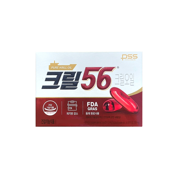 크릴56 <b>크릴오일 1000</b>mg x 30캡슐 x 1개월