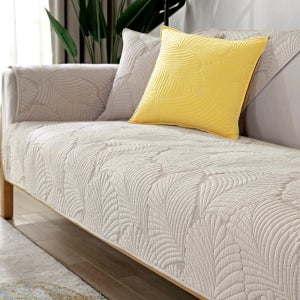 오라이프샵 논슬립 쇼파패드 90x180cm 3인용 단품 베이지 쇼파매트