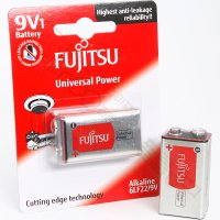 후지쯔 9V 알카라인 건전지 / 사각 건전지 (1알) / Fujitsu 6LF22