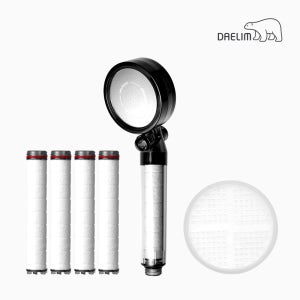 대림바스 디클린 온오프 필터 샤워기 1년세트 (본품 + 녹물필터4개 + 염소중화볼1개)