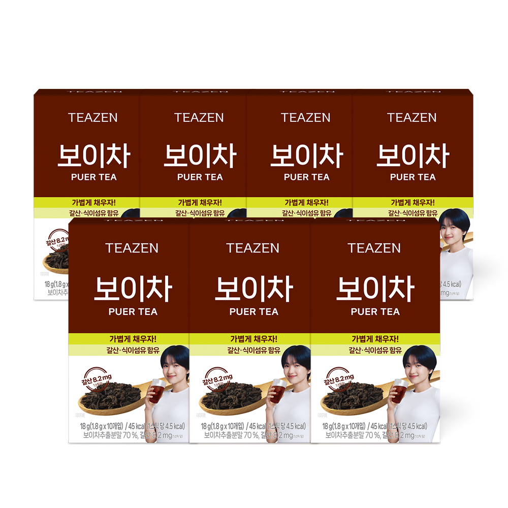 <b>티젠 보이차</b> 추출분말 10스틱X7박스