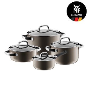 WMF 퓨전테크 미네랄 냄비 4종 세트 다크브라스(16편수,20L,20H,24H)