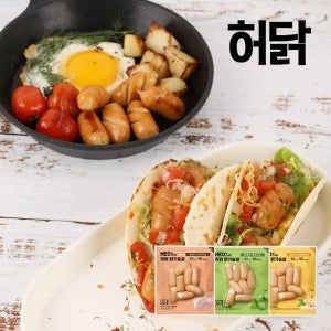 허닭 닭가슴살 비엔나 3종 혼합 64g 30팩