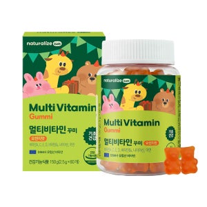 네추럴라이즈 키즈 멀티비타민 꾸미 어린이 영양제