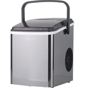 매직쉐프 제빙기 가정용 업소용 소형 휴대용 캠핑 제빙기 얼음기계 MEI-D2100BS