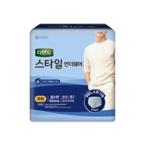 디펜드 스타일언더웨어 남성파워 중형 36매 9매X4팩 요실금팬티