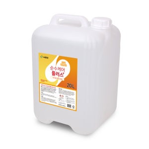 비츄인 순수케어플러스 살균소독제 20L 주방 칼 기구소독 업소용 알콜70%