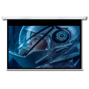 전동스크린 120인치 와이드 자동 빔스크린 가정용 학원 카페 체육관 천장 벽면 설치용