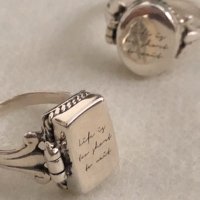 Memo ring 925silver 각인반지