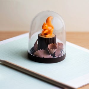 퀄리 다람쥐 수동 연필깎이 휴대용