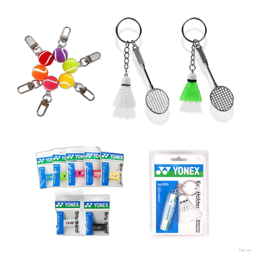 요넥스 세넥스 테니스 배드민턴 키링 열쇠고리 라켓 셔틀콕 키홀더 키체인 악세서리