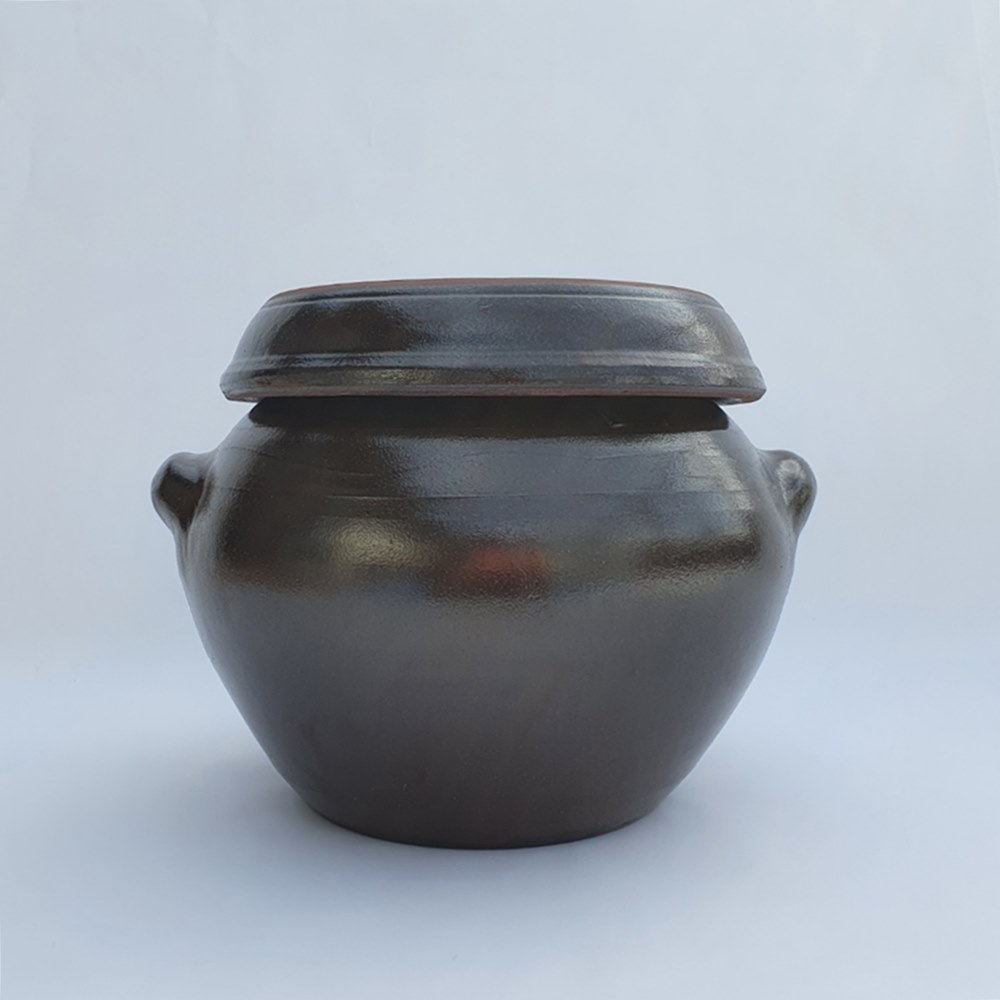 무공해수작업 5리터 항아리 된장독 고추장 효소 옹기 단지 현관소금 소금단지