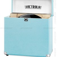 LP 수납장 레코드 엘피판 보관함 박스 Victrola Storage case 터키석 컬러