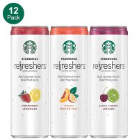 스타벅스 리프레셔 과일주스 3가지맛 12캔 Starbucks, Refreshers with Coconut Water