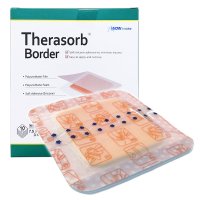 [Therasorb] 테라솝 보더 폼드레싱 (10매입) - 7.5cm x 7.5cm x 2mm