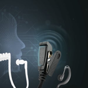 HR-700K 무전기이어폰 프리미엄귀걸이형 인이어 리시버 이어마이크