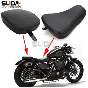 할리 데이비슨 XL1200 X48 X72 시트 가죽 10 15년 전면시트