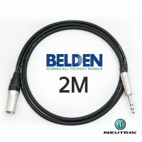 벨덴 BELDEN 1192A XLR(수) + TRS 뉴트릭 케이블 2M