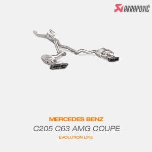 아크라포빅 벤츠 C205 C63 AMG 쿠페 에볼루션 라인