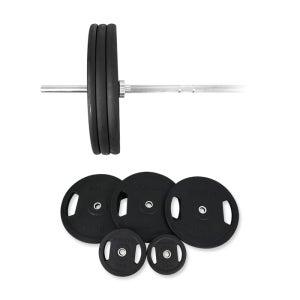 경량 더딘 고무원판 세트 105kg I 바벨원판