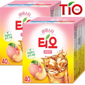 동서식품 티오 아이스티 복숭아 13g 80개입