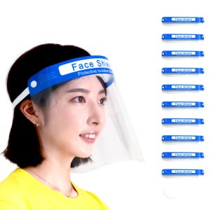 페이스쉴드 플라스틱 위생 투명마스크 페이스실드 안면보호 faceshield 10개묶음
