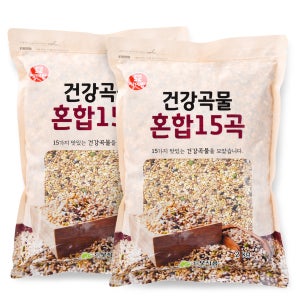 건강곡물 혼합 15곡 4kg(2kg x 2봉)