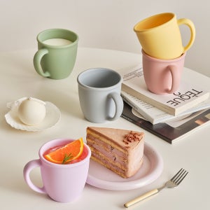 실리팟 프리미엄 실리콘 머그 양치 데일리 컵 320ml 1개