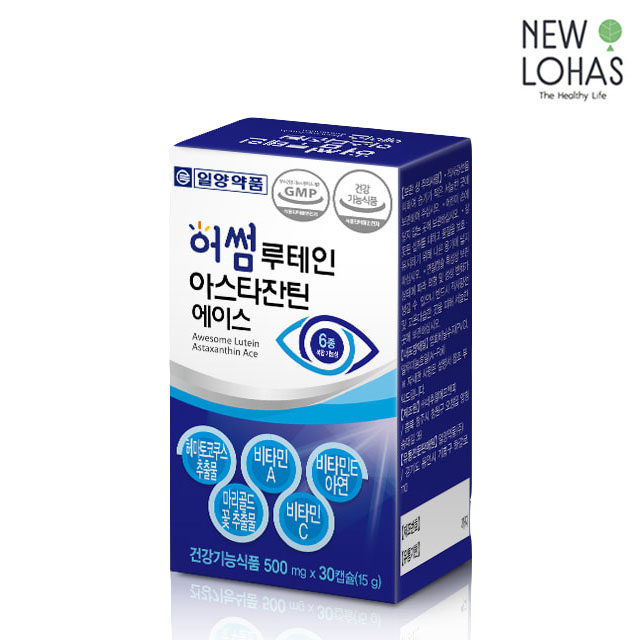 <b>일양약품 아스타잔틴</b> 루테인 30캡슐, 1개