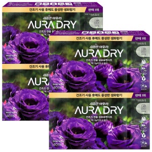 샤프란 아우라 건조기시트 매그놀리아 40매 4개