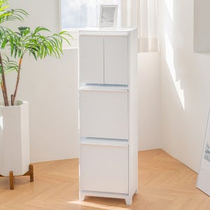 프랑코 스탠드 분리수거함 트윈형 3단 (60L)