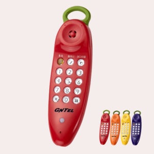 벽걸이전화기 옛날 집 유선 전화기 당근디자인 빨강