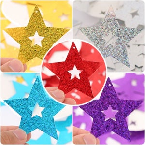 [피앤비유니티]풍선 데코용 별장식10입 모루증정 생일장식 파티장식 생일파티용품