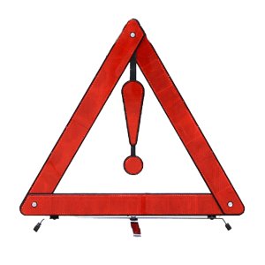 안전운전 접이식 휴대용 비상용 차량 삼각대 경고판