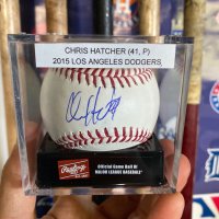 크리스 해처 MLB 친필사인공 롤링스 공인구 LA 다저스/ Rawlings LA Dodgers Chris Hatcher Autographed Baseball