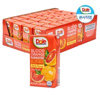 Dole 돌 블러드 오렌지 파라다이스 120ml 32팩 1박스 오렌지 주스