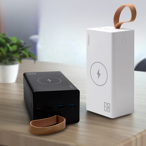 22.5W 60W 100W 6만 60000mAh 고속충전 휴대용 대용량 모루이 보조배터리