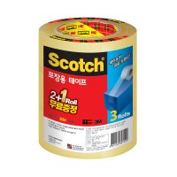 3M 박스 테이프 3625V 2+1 48mm 25m 택배 포장용 강력 OPP 투명 테이프