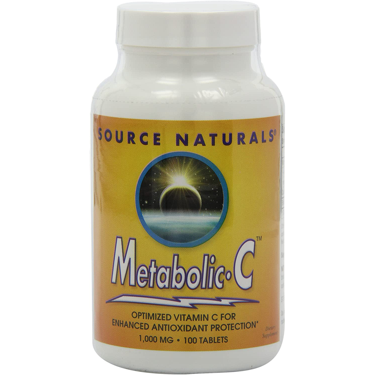Source Naturals Metabolic C 1000mg Optimized <b>Vitamin</b> C, 소스내추럴스 <b>비타민</b>C 100정