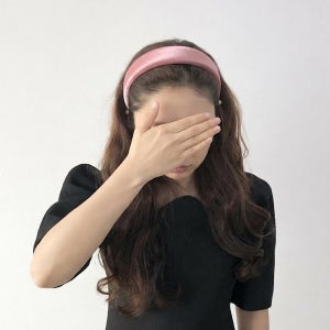 (1+1) 새틴 벨벳 호피 가죽 데님 볼륨 와이드 넓은 공단 실크 무지 헤어밴드 머리띠