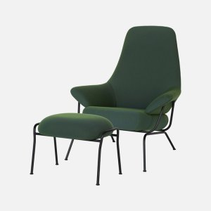 [HEM] Hai Chair + Ottoman (Melange Peacock) 라운지체어 세트