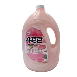 LG생활건강 샤프란 섬유유연제 용기 3100ml 핑크센세이션 1개