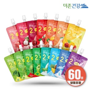 더존건강 한끼 곤약젤리 150ml 15종 60팩 알뜰포장