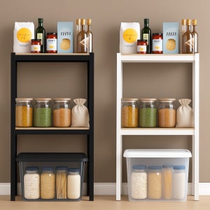 선반 수납선반 다용도 팬트리 모듈 거실 선반장 홈던트하우스 300x300x600 2단