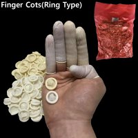 Latex Finger Cots 라텍스 핑거코트 손가락 골무 장갑