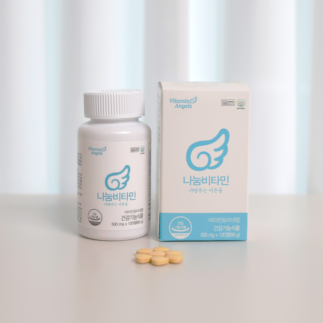 나눔<b>비타민</b> 성인용 (<b>비타민엔젤스</b> 종합<b>비타민</b> 60g 500mg 120정 2개월분)