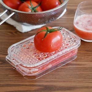 클리어 투명 이유식 과일 강판