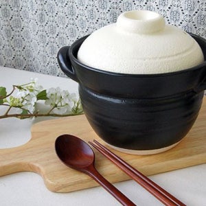 심야식당 이중뚜껑 돌솥밥 1인용돌솥 뚝배기미니밥솥 가정용솥밥