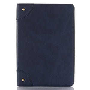 레트로 가죽 북커버 거치대 카드수납 태블릿 케이스 stc020 네이비, 갤럭시 탭 S6 라이트(10.4인치)
