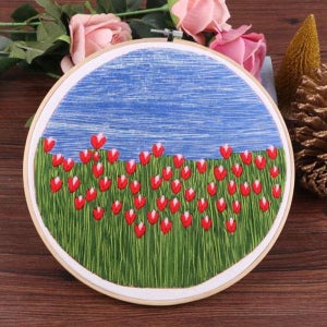 프랑스자수(25cm) 튤립축제